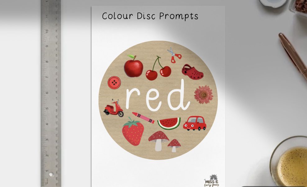 Color Disc English Colour Discs - Miss E's Early Years