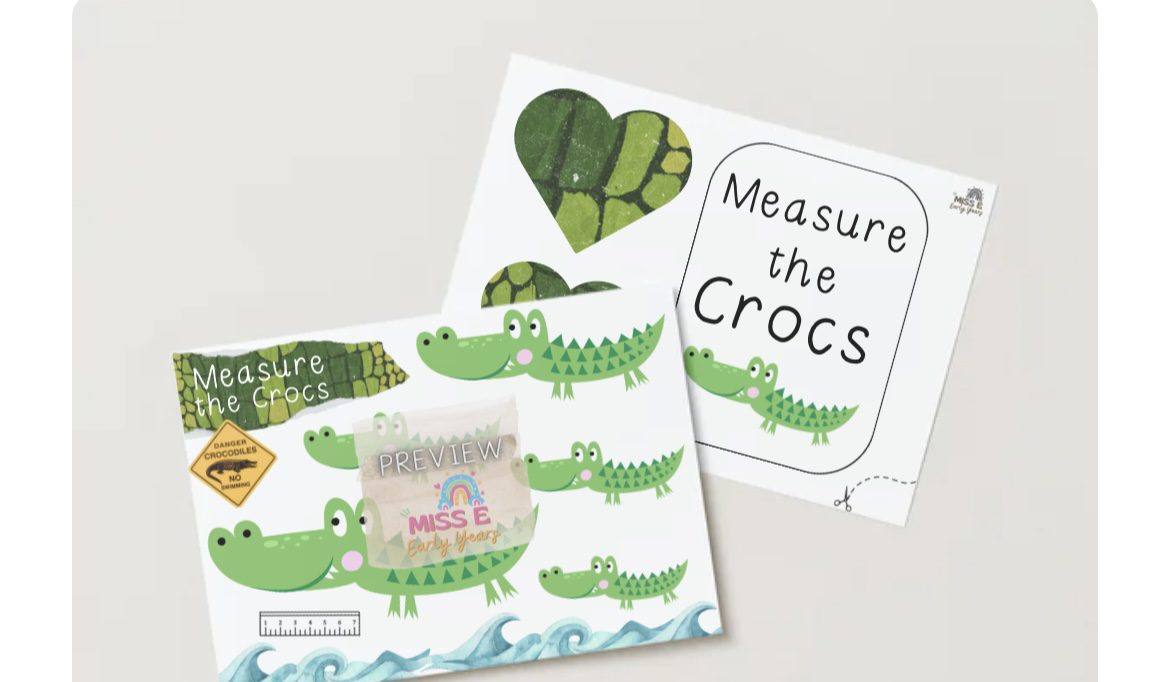 Measure the Crocs - Miss E's Early Years