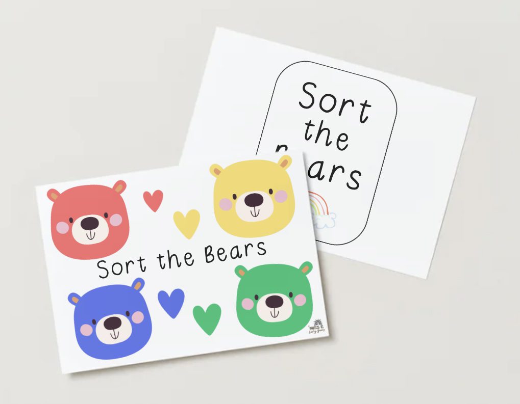 Sort Bears Sort the Bears - Alternative Version - Miss E's Early Years
