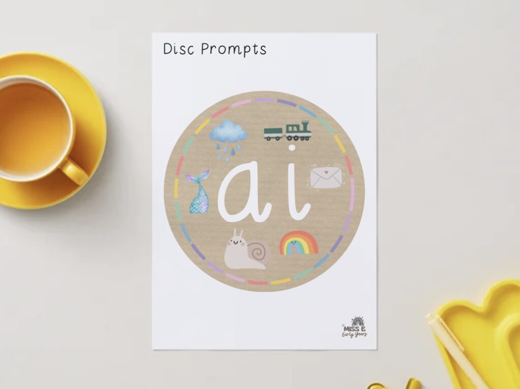 Digraph Discs - Set One - Miss E's Early Years