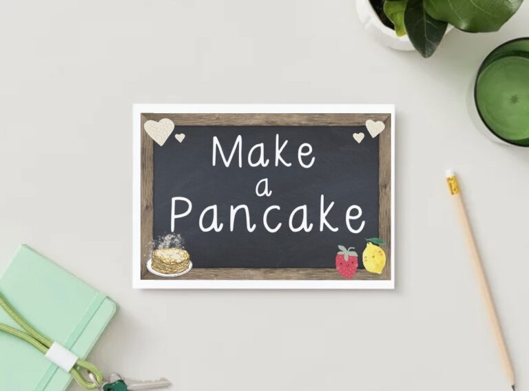 Make a Pancake - Sign - Miss E's Early Years