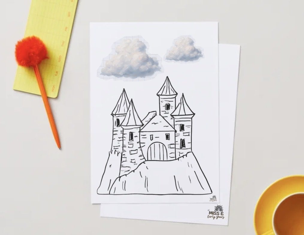 Colour Castle Colour the Castle - Miss E's Early Years