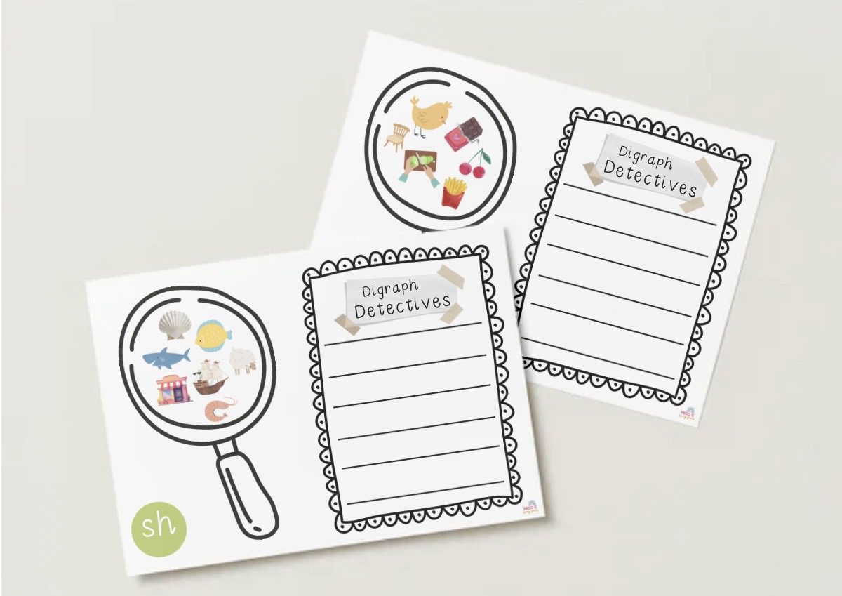 Digraph Detectives - Set One - Miss E's Early Years