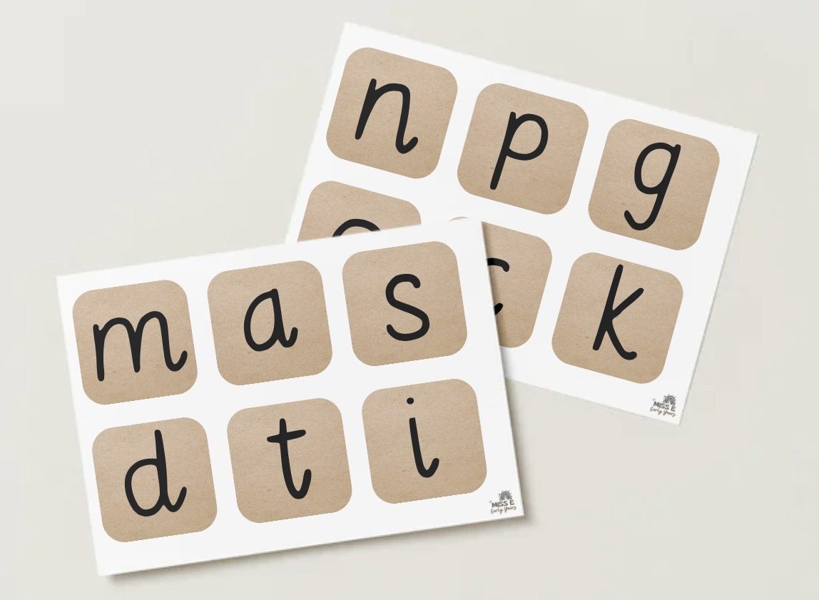 Phonics Display - RWI Order Set 1 - Miss E's Early Years